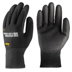 Snickers WETTER Flex Sense Handschuhe PAAR 11 schwarz-schwarz