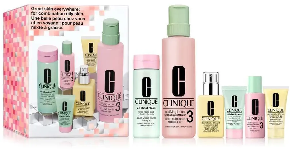 Clinique Great Skin Everywhere Skincare Set: Oily Skin Types