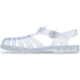 Roxy Sandale ROXY "Rg The Croisette", Jungen, Gr. 35, transparent (silber), Obermaterial: 98% synthetisches Tr/ 2% Metall, Futter 100% synthetisches Tr, Laufsohle: 100% synthetisches Tr., Schuhe Sandale
