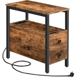 luxuskollektion Beistelltisch mit Ladestation und Schubladen