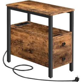 luxuskollektion Beistelltisch mit Ladestation und Schubladen