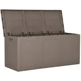 vidaXL Garten-Aufbewahrungsbox 270 L Braun PP Rattan