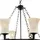 Searchlight Cartwheel 8-flg. 60W schwarz/weiß  Durchmesser  - Glas/Metall