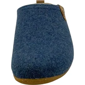 ROHDE Damen Pantoffel Softfilz Hausschuh Wechselfußbett 6860, Größe:38 EU, Farbe:Blau
