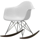 Vitra - Eames Plastic Armchair RAR RE, Ahorn dunkel / basic dark / baumwollweiß