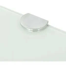 vidaXL Eckablage 25 x 25 cm Weiß