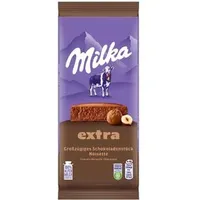 Milka Tafelschokolade Extra Noisette, 190g