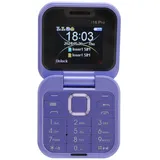 2G Klapphandy für Senioren, 2 SIM-Karten, Kleines Display, Faltbares Handy mit LED-Taschenlampe, Rückkamera, FM-Radio für Studenten, Senioren (Purple)