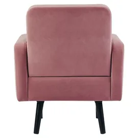 Paperflow Sessel LISBOA Stoff 1 St. 3660141954418 70 x 70 x 70 cm Rosa/Schwarz