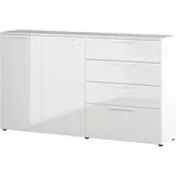 Germania Sideboard 186 x 107 x 40 cm Weiß