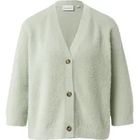 Comma, Cardigan Flauschiger Strickcardigan Grün 32
