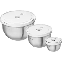 Zwilling Fresh & Save BOWLS Vakuumschüssel Set Vorratsbehälter, Weiss