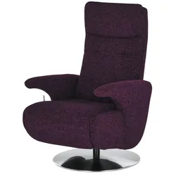 meinSofa Drehsessel  Franzi-S , lila/violett , Maße (cm): B: 73 H: 113 T: 83