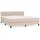 vidaXL Boxspringbett Matratze Cappuccino-Braun 180x200 cm Kunstleder