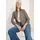 Cecil CECIL, Gestreifte Jacke - beige