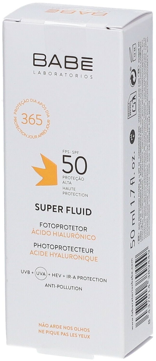 BABÉ Super Fluid Sunscreen Hyaluronic Acid SPF50 50 ml fluide