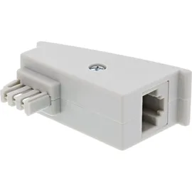 InLine TAE-F Adapter, TAE-F Stecker auf RJ45 Buchse, 8P2C für Fritzbox