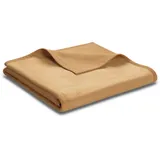 Biederlack Plaid Unicolour | Camel - 100 x 150