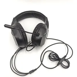 Mars Gaming MH122, FRGB Over Ear Kopfhörer mit Mikrofon, HiFi Sound, Geräuschunterdrückung, Ultraleichtgewicht, PS4 PS5 Xbox Switch Switch 2 Tablet Windows Mac, Schwarz,