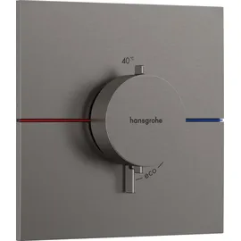 Hansgrohe ShowerSelect Comfort E Duschthermostat eckig für 1 Verbraucher brushed black chrome 15574340