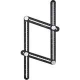 Parkside Schreinerwinkel Aluminium/Edelstahl