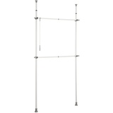 Wenko Teleskop-Garderobe Herkules Basic, verstellbar, Breite 75-120 x 165,0 - 300,0 cm