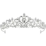 Boland - Tiara Königin, Haarband, Krone, Diadem, Prinzessin, Zubehör für Hochzeit, JGA und Karneval