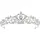 Boland - Tiara Königin, Haarband, Krone, Diadem, Prinzessin, Zubehör für Hochzeit, JGA und Karneval