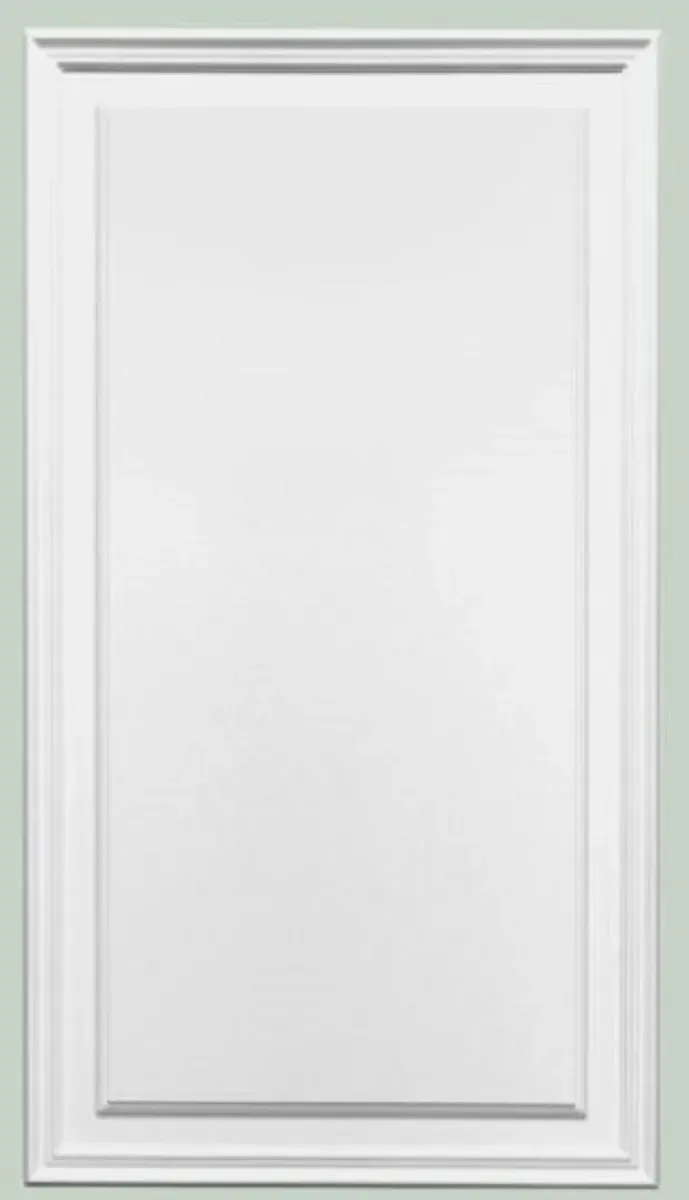 Casa Padrino Wandpaneel Weiß 55 x 1,7 x H. 90,5 cm - Rechteckiges Paneel - Deko Accessoires