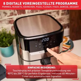 Tefal Easy Fry & Grill Deluxe EY505D edelstahl