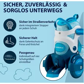 Hudora Rollschuhe My First Quad Gr. 30-33