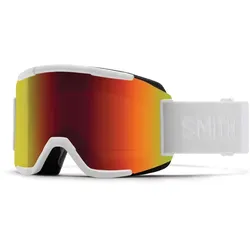 SMITH FORUM Schneebrille white vapor/red sol-x mirror