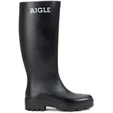 Aigle Atelier Gummistiefel, Schwarz, 42 EU