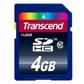 Transcend SDHC Class 10 4 GB