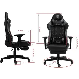 Trisens Harold Gaming Chair schwarz/grau