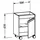Duravit Ketho Rollcontainer 1 Tür, KT2530R1818,