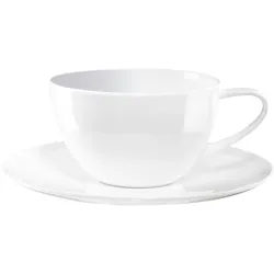 ASA Selection à table Café au lait Tasse mit Untertasse Warmes Weiß 350ml