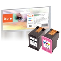 Peach kompatibel zu HP 301 schwarz + CMY (CH562EE)