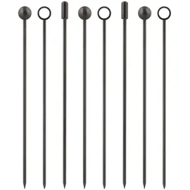 LURCH Bar-Spiesse 9er Set smokey grey Edelstahl
