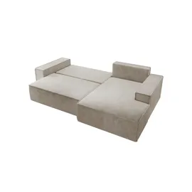 Selsey Eckcouch Cordbezug 2-Sitzer Beige