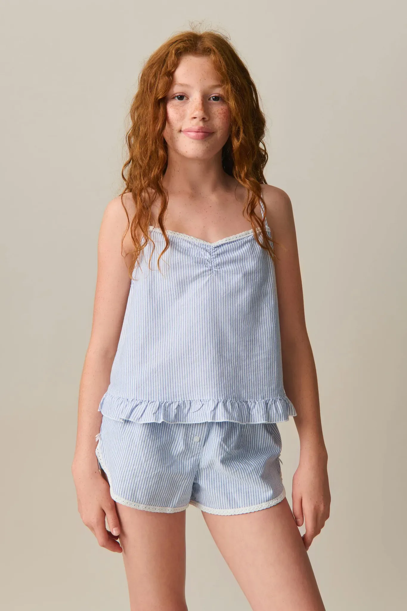 Y cotton pj shorts