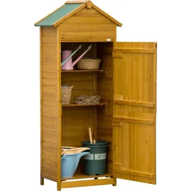 Outsunny Geräteschrank 0,79 x 0,49 m Natur