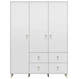 moeblo Drehtürenschrank FAGO 150 x 201,5 x 55 cm Weiß