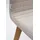 Kare 2er Set KARE DESIGN Stuhl Lara Stoff Beige Ecru