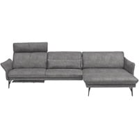 Himolla Ecksofa, Hellgrau, Textil, Uni, Ottomane rechts, L-Form, 330x174 cm, Blauer Engel, Goldenes M, Emas, Typenauswahl, Lederauswahl, Stoffauswahl, Hocker erhältlich, Rücken echt, Wohnzimmer, Sofas & Couches, Wohnlandschaften, Ecksofas