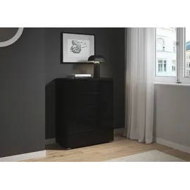 Rauch Highboard 80 x 100 x 42 cm Schwarz