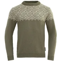 Devold of Norway Bjørnøya Wool Pullover - Lichen /