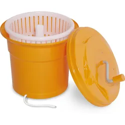 Salatschleuder Inhalt 25 Liter, ØxH 430 x 520 mm Geeignet für 5-6 Salatköpfe