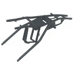 Hinterteil Rahmen Stahl schwarz Pit Bike YCF Bigy mit Batteriehalterung