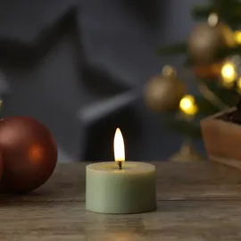 uYuni LED Mini Kerze/Teelicht Thea 2,8 cm grün